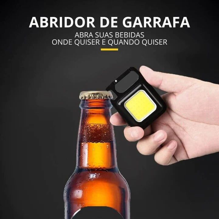 OFERTA 2X1 - Mini Linterna Recargable de Llavero EDC con luz COB - TU LUZ EN LA OSCURIDAD