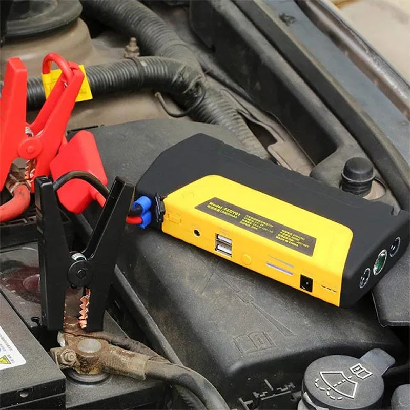 Jumper de batería+ Bomba de aire - El Combo que Necesitas para no qudarte en la vía