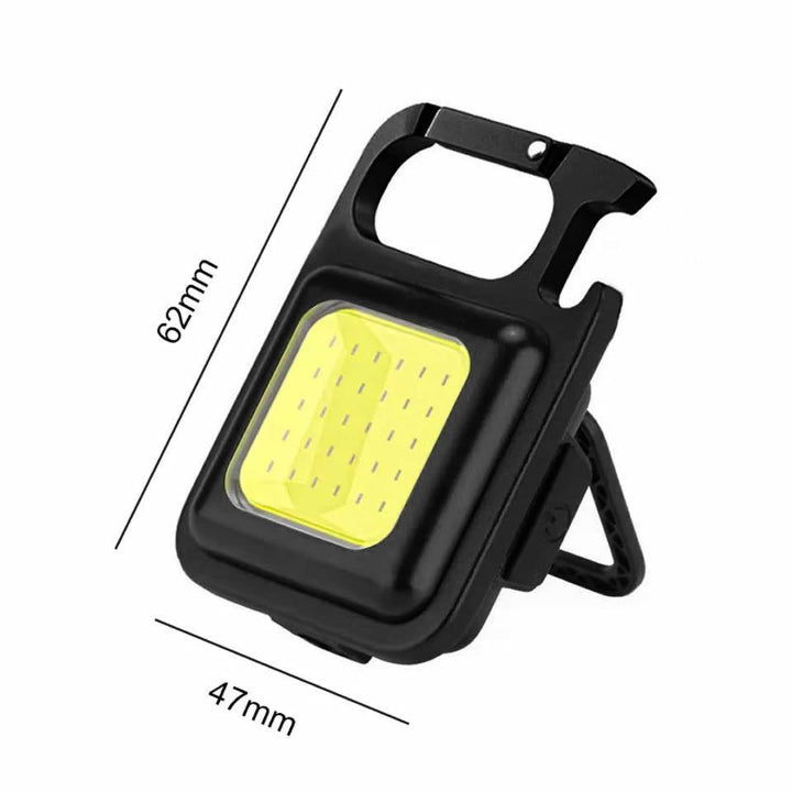 OFERTA 2X1 - Mini Linterna Recargable de Llavero EDC con luz COB - TU LUZ EN LA OSCURIDAD
