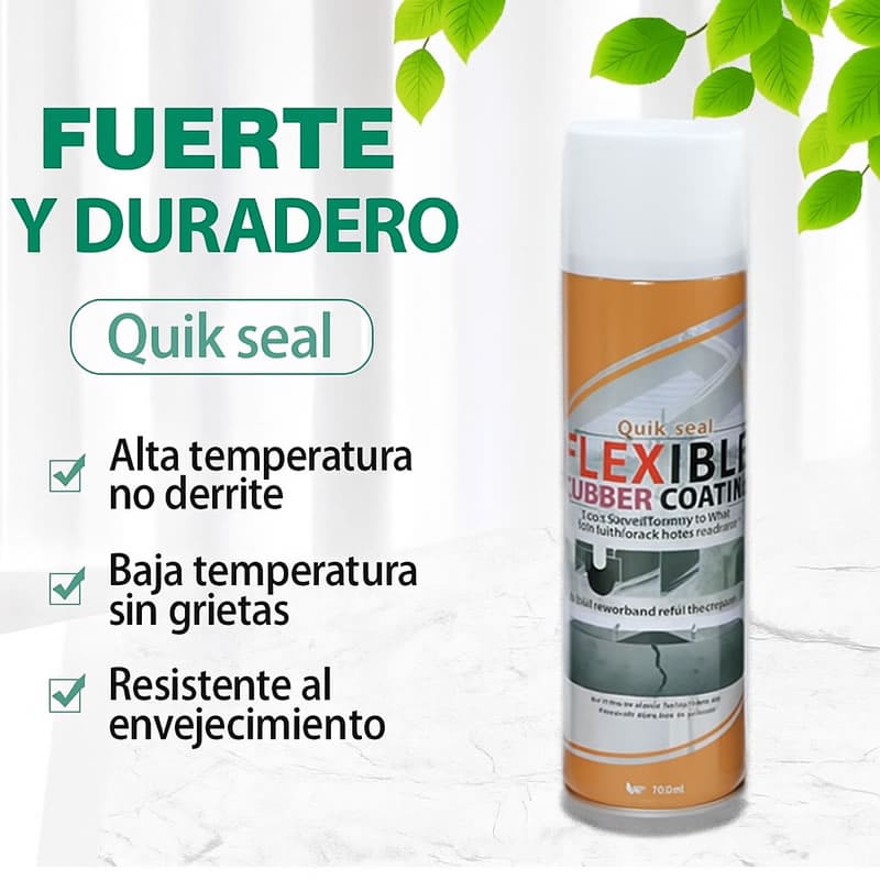 SellaMax® Oferta Especial 2X1 - Spray sellador impermeable para reparar filtraciones en Techos de Concreto, Tuberías, Zinc y Grietas en Paredes