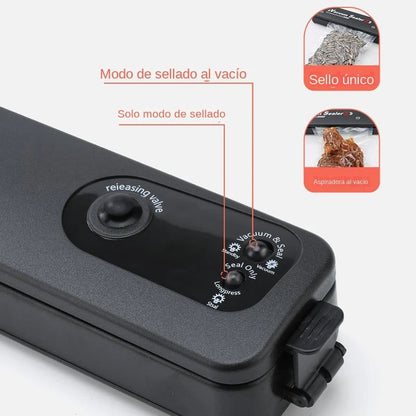 Selladora al Vacío Vacuum Sealer - Sistema de Envasado al Aire para la Conservación de Alimentos