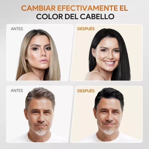 ✨ Rejuvenece tu look en 10 minutos — Shampoo 3 en 1 que tiñe sin maltratar y deja tu cabello suave y brillante