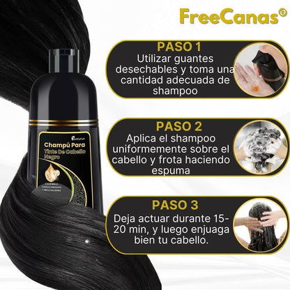 ✨ Rejuvenece tu look en 10 minutos — Shampoo 3 en 1 que tiñe sin maltratar y deja tu cabello suave y brillante
