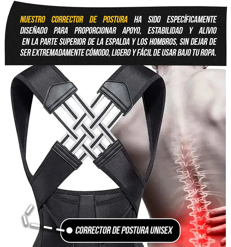 Corrector de Postura Ortopédico Unisex - [Tamaño ajustable]