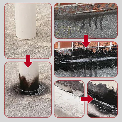 SellaMax® Oferta Especial 2X1 - Spray sellador impermeable para reparar filtraciones en Techos de Concreto, Tuberías, Zinc y Grietas en Paredes
