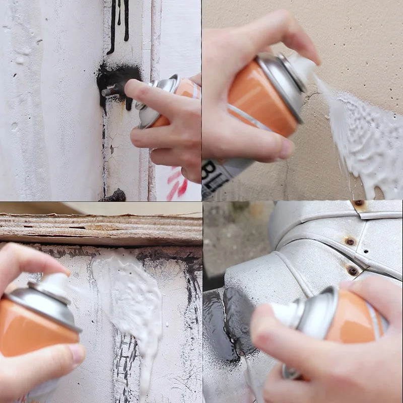 SellaMax® Oferta Especial 2X1 - Spray sellador impermeable para reparar filtraciones en Techos de Concreto, Tuberías, Zinc y Grietas en Paredes