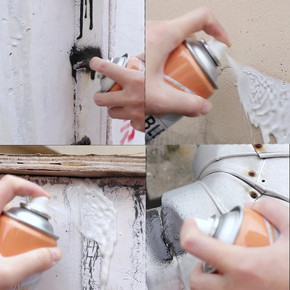 SellaMax® Oferta Especial 2X1 - Spray sellador impermeable para reparar filtraciones en Techos de Concreto, Tuberías, Zinc y Grietas en Paredes